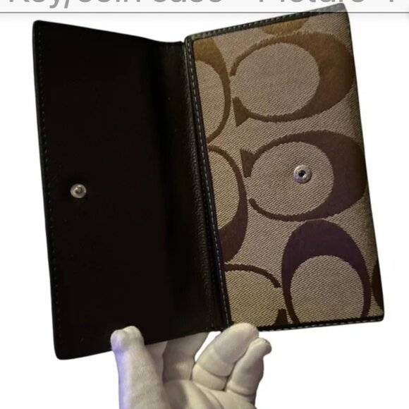 Coach Bundle Set of 3 Wallets, Coin case and Key/coin case - Picture 4 of 10